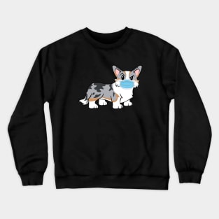 Cardigan Corgi Quarantine Mode Crewneck Sweatshirt